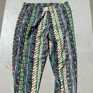 Men's Vintage Body Essentials Pants Multicolor 80s Iron Beach L CA Climb The Max